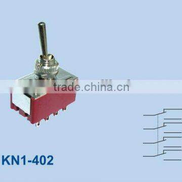 4pst toggle switch KN1-402