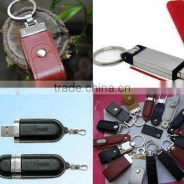 Christmas Style Factory Direct Selling Bare Usb Flash Drive Brand Custom Leather Can be Printed Logo photo-2