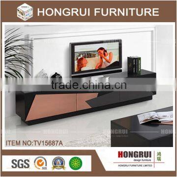 Hongrui living room furniture Luxury tv stand , european design wood tv table