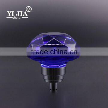 blue color zinc alloy cheap crystal knobs for drawers