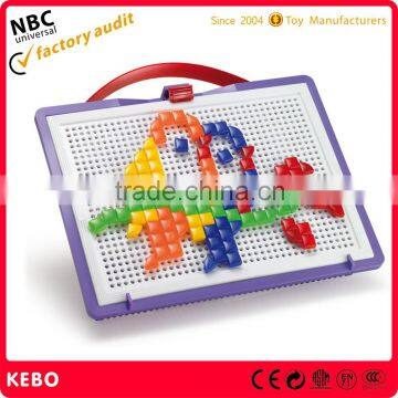 Plastic Edcational Mushroom Nail Toys for Kids