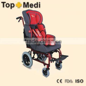 Physical Therapy Equipments Aluminum Cerebral palsy wheelchair high back reclining wheelchair