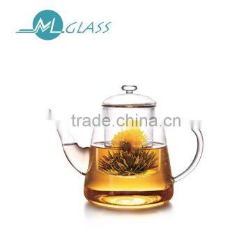 wholesale 1000ml high borosilicate glass teapot handmade glassware N6297