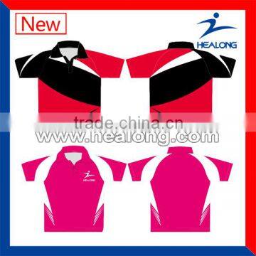 Dye sublimation custom polo shirt plus size