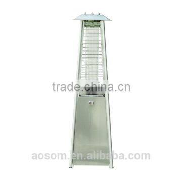 Outsunny 34" 9500 BTU Stainless Steel Pyramid Flame Patio Heater