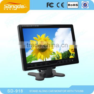 9inch Super Slim Car TV Monitor With USB,SD Card