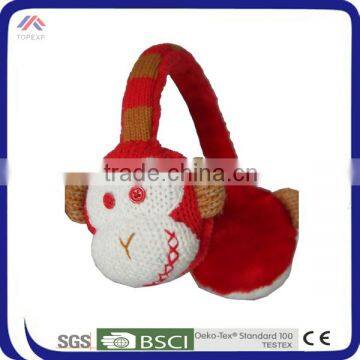 Winter Warm Knitting Lion Style Knitted Earmuffs photo-3