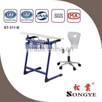 Adjustable Top Desk & Chair,Adjustable Student Desk and Chair,Single Student Desk and Chair,School Furniture