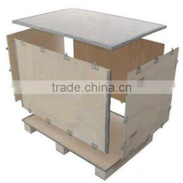 Foldable foldable plywood box