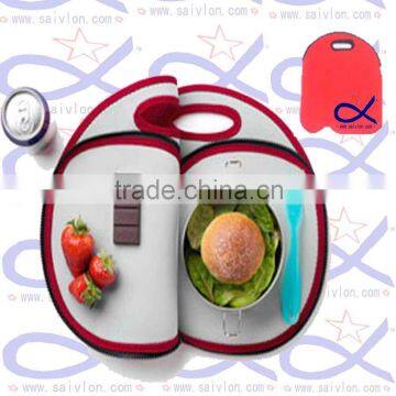 OEM Logo Print Neoprene Insulated Lunch Tote Bag photo-3