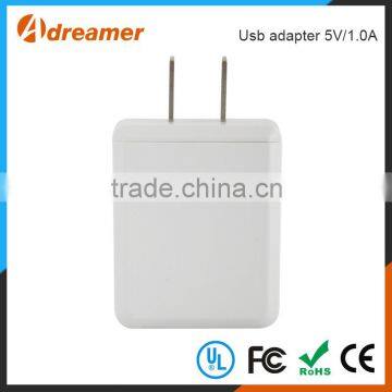 Brand New Portable 5V/1.0A usb universal travel adapter