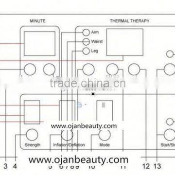 CE Pass 3 in 1 Pressotherapy Infrared Equipment Lymphatic Drainage Slimming Beauty Machine AU-6809 photo-4
