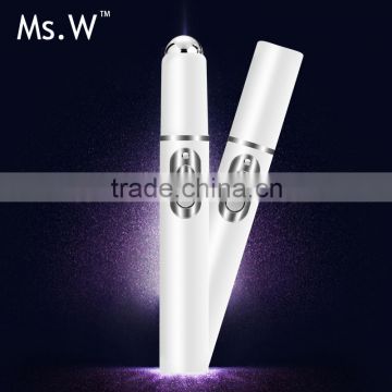 white color ultrasonic electroporation eye massager/eye wrinkle remover