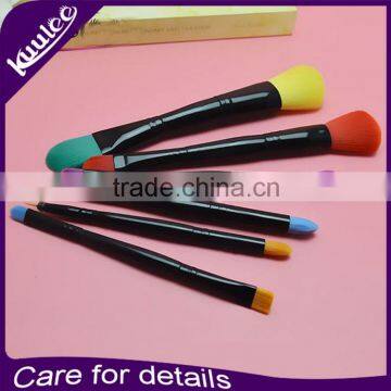 6pcs Colorful double ended Make Up Set Brushes