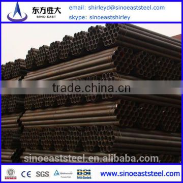 Hot ! Chinese Mill supply astm a572 black erw carbon steel tube/pipe standard sizes at factory prices