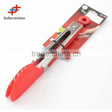 2016 hot sale No.1 Yiwu agent commission agent wanted New stainless steel food serving tongs