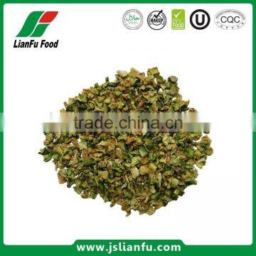 Air dehydrated dried Zucchini flakes