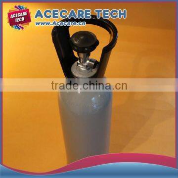 4L 15mpa seamless aluminum gas cylinder, portable oxygen cylinder, co2 cylinder, N2 cylinder