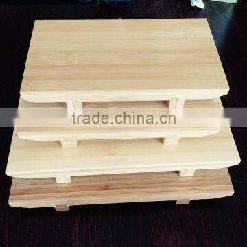 high quality wooden sushi tool sushi serving plate board