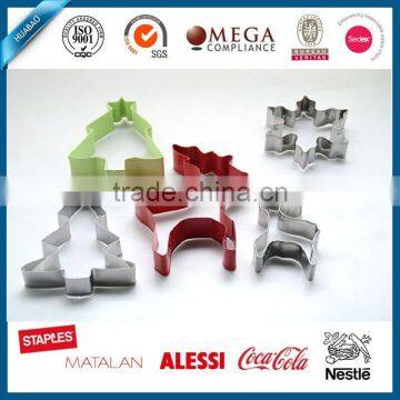 colorful cookie cutters stainless steel set as promotional gift deer shape