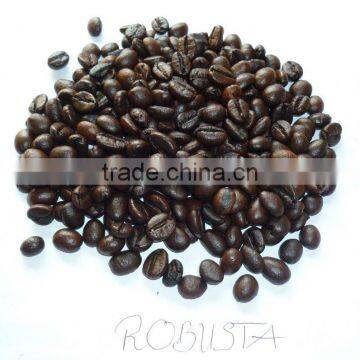 ROASTED ROBUSTA COFFEE BEANS