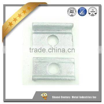 Overhead line Straight bolted guy clamp made of hot rolled bar by stamping