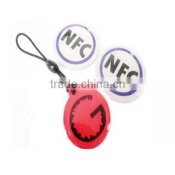 OEM Factory Supply RFID NFC Epoxy Sticker Keychain Key Card for Hotel Access Control photo-4