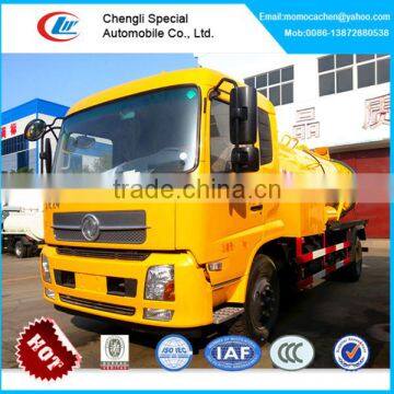 Dongfeng 4x2 vacuum and pressure truck,high pressure vacuum suction truck 8000-10000 Liters