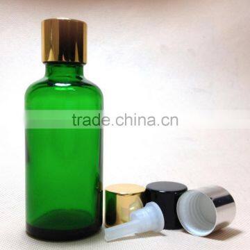 The new 50ml consmetic dropper bottle glass with plastic short dropper