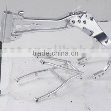 CNC aluminium frame for KLX bike use aluminum pit bike frame pit bike alloy frame