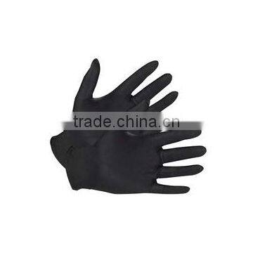 Price-wise Black Disposable Powder Free Latex Free Medical Flip-top Nitrile Gloves