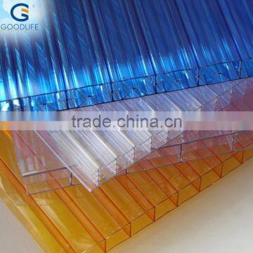 China factory high light transmission twin wall polycarbonate panel at best price