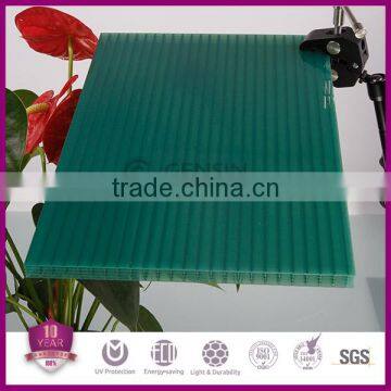 Five Walls Green Polycarbonate Sunshade Roof Sheet For Skylight Solar Control Grade A Cheap Price Wholesale 12mm photo-4