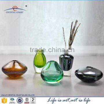 Hand Blown Reed Diffuser Glass Bottle;colored Reed Diffuser Bottles Wholesale