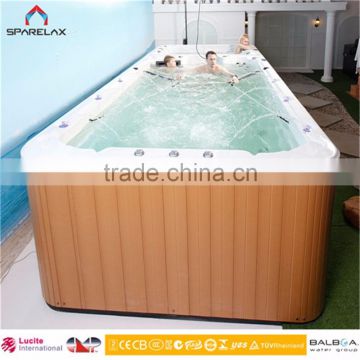 5.8m Length Outdoor Spa Fiber Glass Swimming Pools Spa Pool for Sale