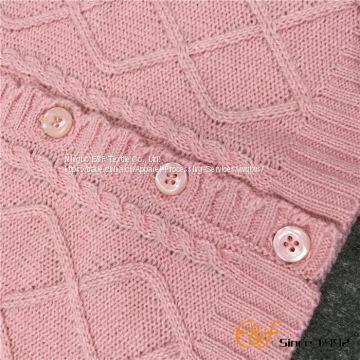 Cable Knit Acrylic Sweaters for Baby Girls photo-4