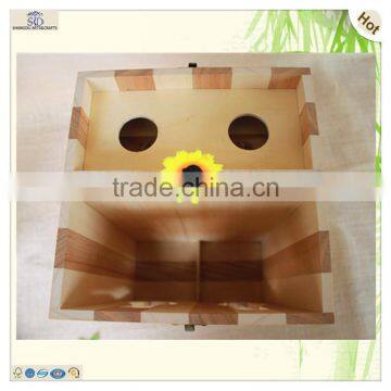 First Class Cutting Chinaberry Poplar Made Wine Box photo-5