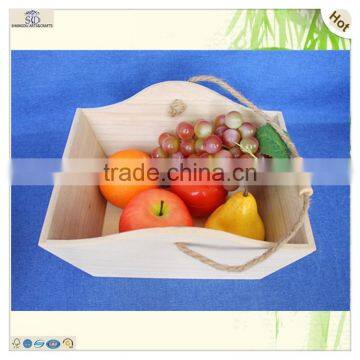Fruit Vegetable Use Light Fsc Furniture Wooden Hanging Basket photo-3