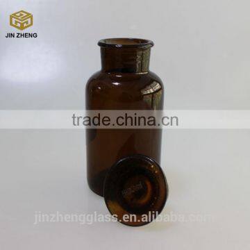Wide Mouth Amber Glass Reagent Bottle 500ml Manufacture in China photo-3