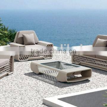SIGMA outdoor white wicker furniture unique sofa design bamboo and rattan sofas