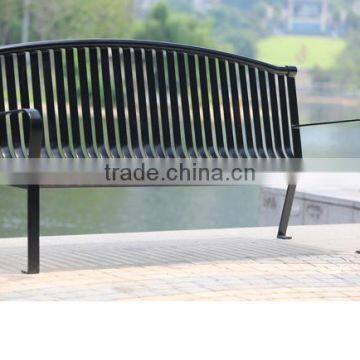 Public Park Metal Outdoor Bench for Street photo-5