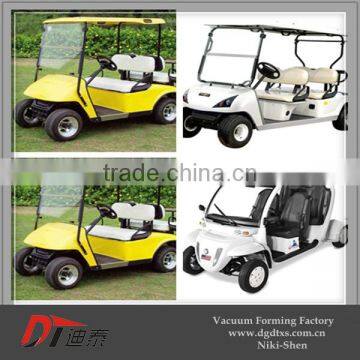 Custom Design of Plastic Hood Cover of Sightseeing Bus by Vacuum Forming photo-2