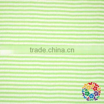 Hot Sale Fashion Seersucker Fabrics Wholesale Light Blue White Stripe Cotton Seersucker Materials photo-2