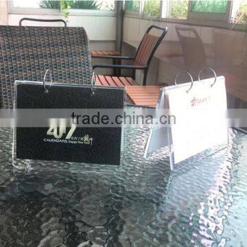 2017 Wholesales With Printing Supply Customized Clear Acrylic Table Calendar Frame 3x5 Acrylic Frame photo-2