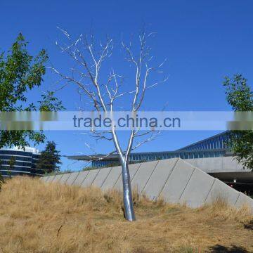 contemporary outdoor sculpture metal tree sculpture for city