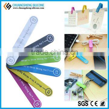 Cheap Promotional Gift Plastic Cable Clips, Money Clips photo-5