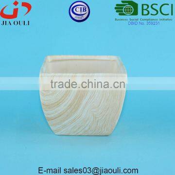 Water Transfer Printing wood Ceramic planters square