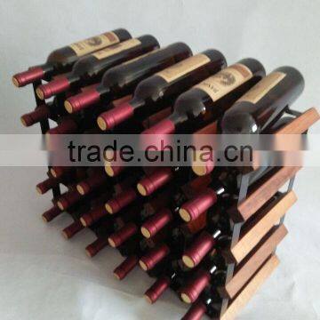 30 bottles red color wine rack