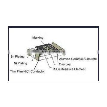 SMD Thick Film Resistor 0805 5% 1/10W 1R-10M