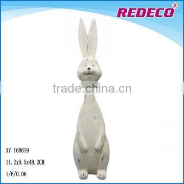 Unique resin rabbit statue for sale